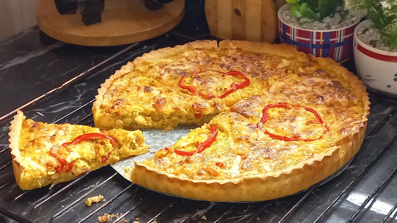 مملحات رمضان🌙أروع كيش ممكن تحضريه4k بطريقة ناجحة وبسيطة وحشوة بنيينة مستحيل تبدليه إلى جربتيه😋😍