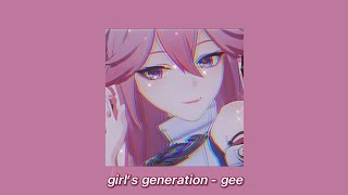 Girls Generation - Gee Sped Up Reverb