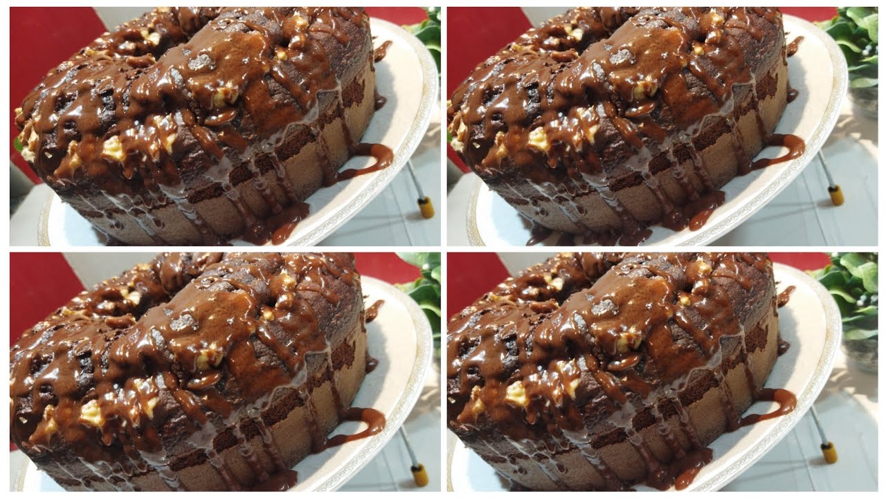 كيكة بالشكلاط والكركاع ادمان كتجي معلكة واسفنجية  والاهم بنينة