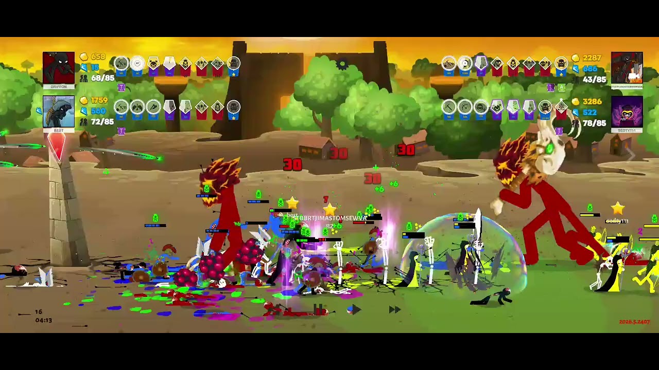 STICK WAP SAGA CHẾ ĐỘ TRẬN TỬ TRIẾN PHẦN 42