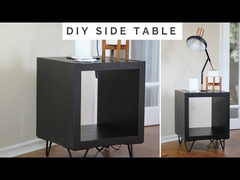 DIY SIDE TABLE | IKEA HACK
