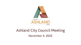 Ashland City Council | November 4, 2025