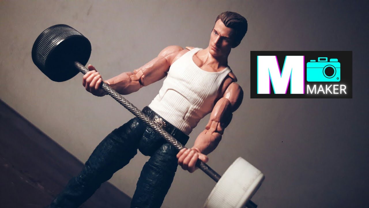 Captain America Daily Badass Workout - Stop Motion.#captainamerica #stopmotion