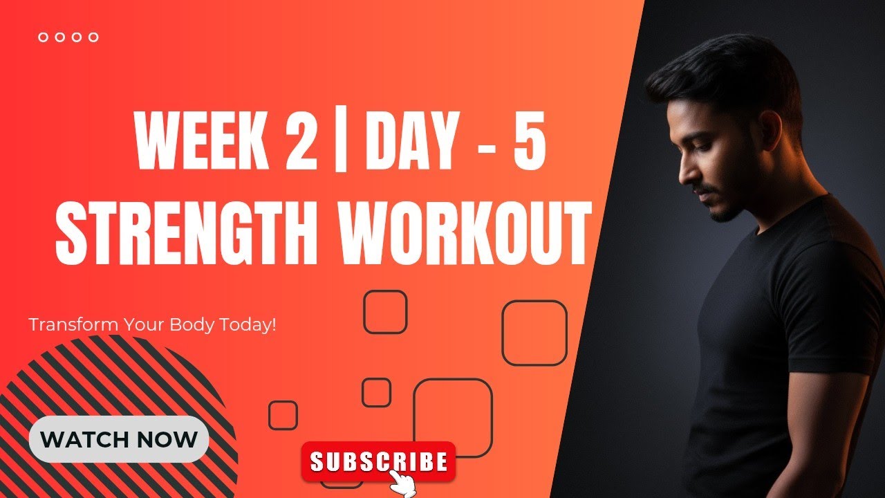 Week 2 - Day 5 | Strength Workout for Athletes | Power Muscle & Performance🔥| @Athlete_Workouts 