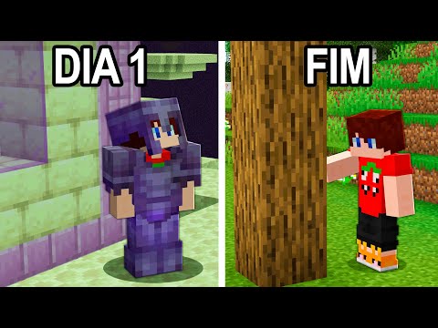 I Survived 7 Days Beating Minecraft Backwards on Hardcore