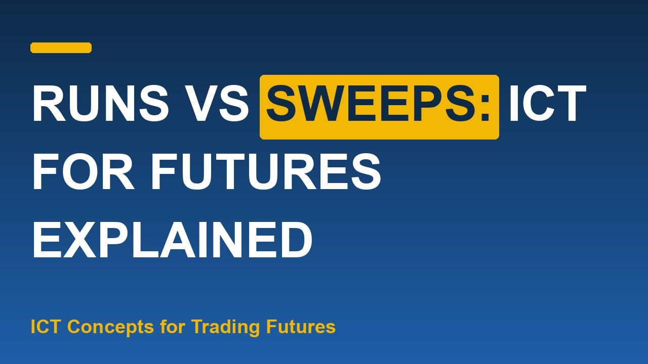 Thumbnail for Runs vs Sweeps: ICT for Futures Explained