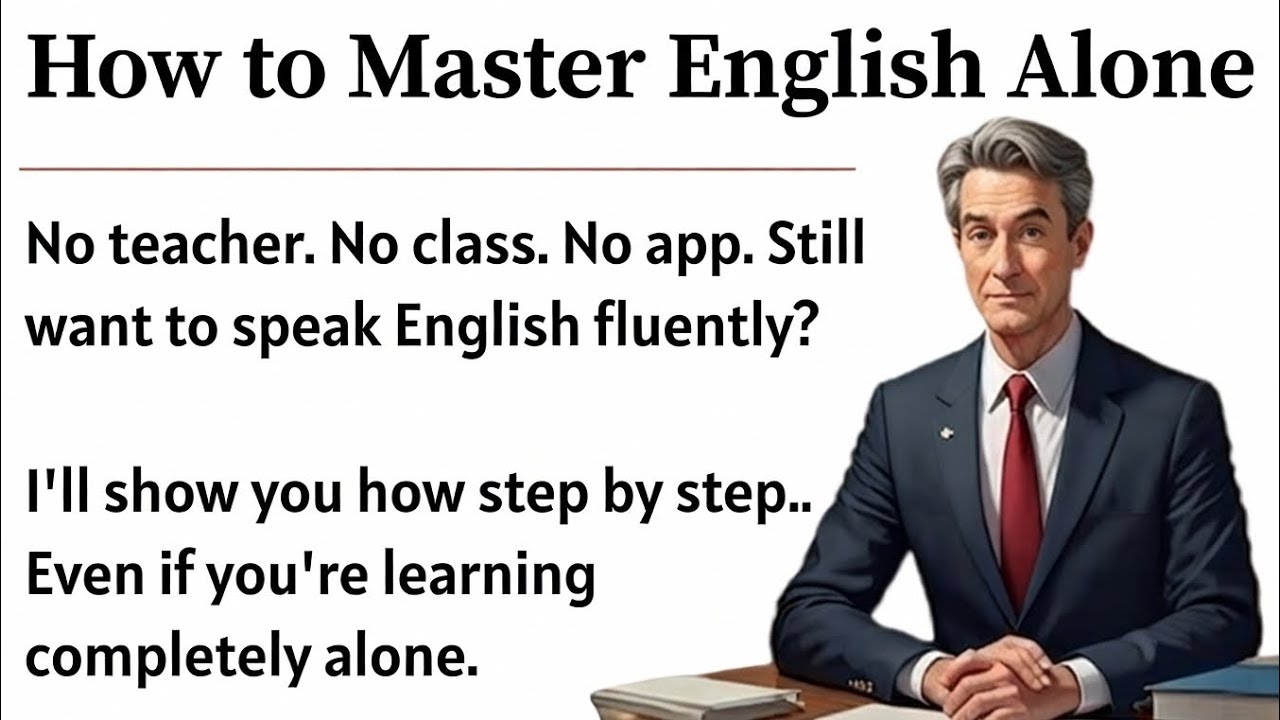 How to Master English at Alone || Graded Reader || Speak English naturally and confidently ✅️..