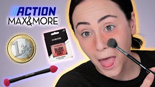 Zuschauerin schickt 1€ MAKEUP 😳 FULL FACE only using Max&More ACTION MAKEUP 🧐 Hatice Schmidt