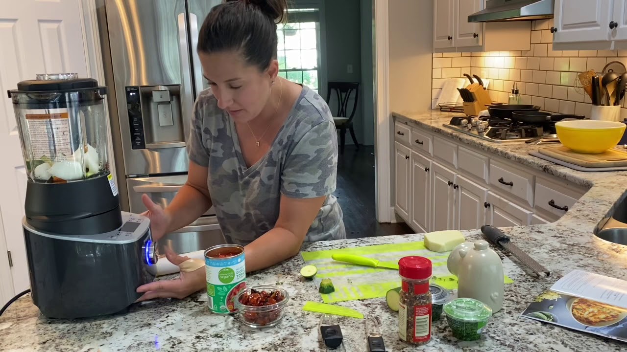 Pampered Chef Deluxe Cooking Blender Demo YouTube