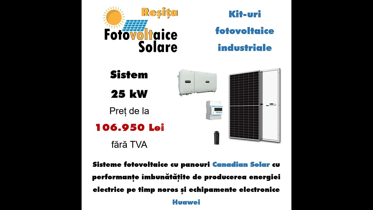 Kituri Fotovoltaice Premium cu Canadian Solar