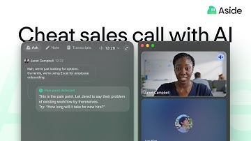 Aside — Cheat sales calls with AI