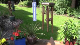 Nature's Melody 24 inch wind chime, bronze