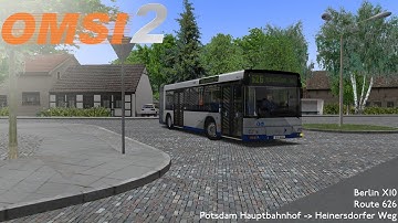 OMSI 2 - Berlin X10 Route 626 to Heinersdorfer Weg