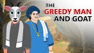 stories in english  The Greedy Man And Goat  English Stories   Moral Stories in English