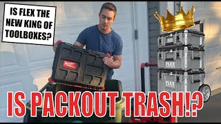 Is FLEX STACK PACK better than Milwaukee PACKOUT? -First Impressions