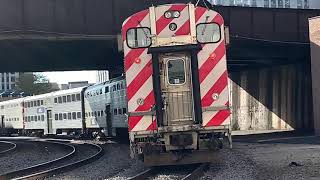 The Complete Metra Evening Rush Hour On The Alternate Schedule At Canal Street On September 4, 2020