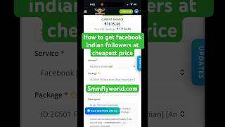 How to get Facebook indian followers at cheapest price | cheapest facebook indian followers