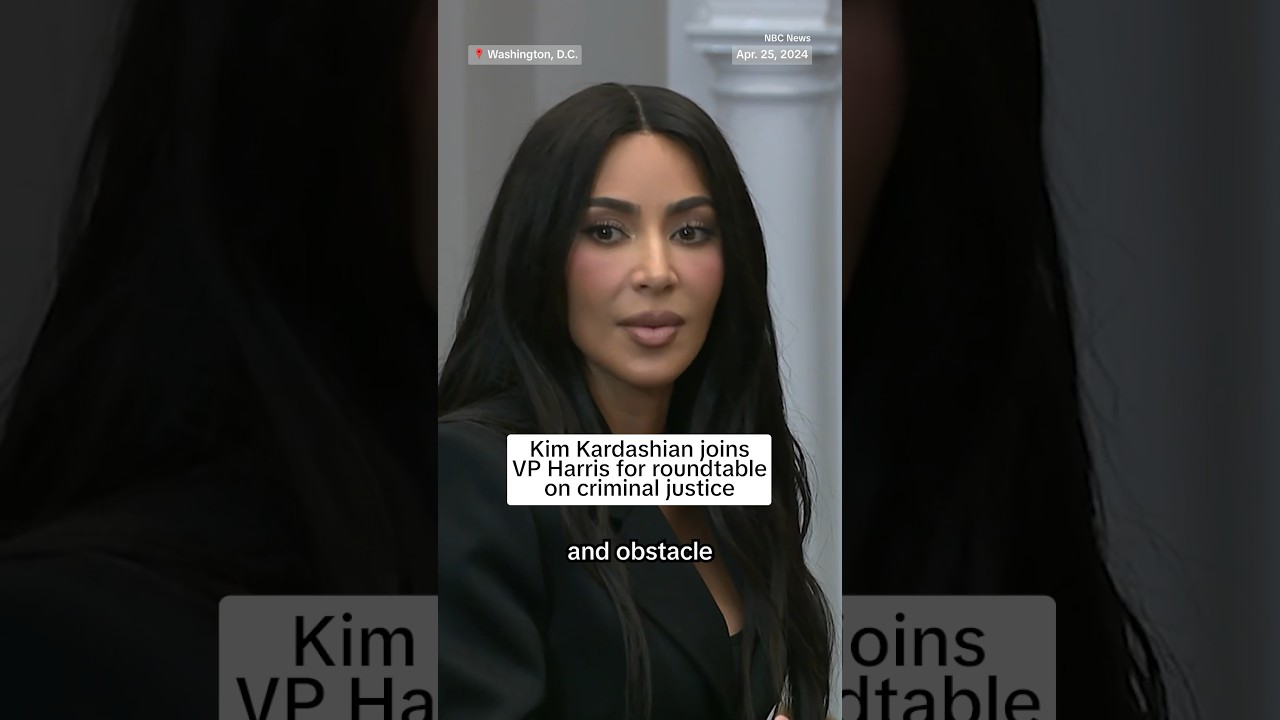 Kim Kardashian joins VP Harris for roundtable on criminal justice Kim Kardashian joins VP Harris for roundtable on criminal justice