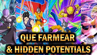 Que FARMEAR en AÑO NUEVO y guia de Hidden Potentials! (Dokkan Battle)