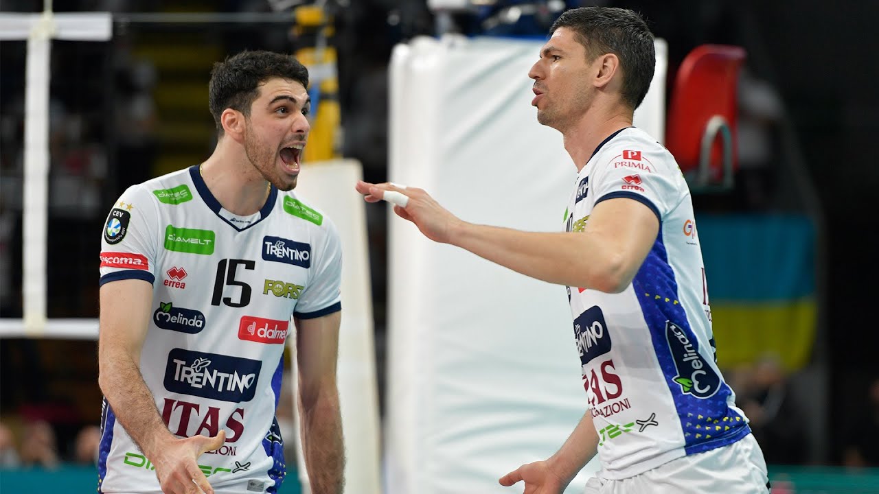 Match Point and Incredible Celebration in Trento I CEV Champions League Volley Semi-Finals