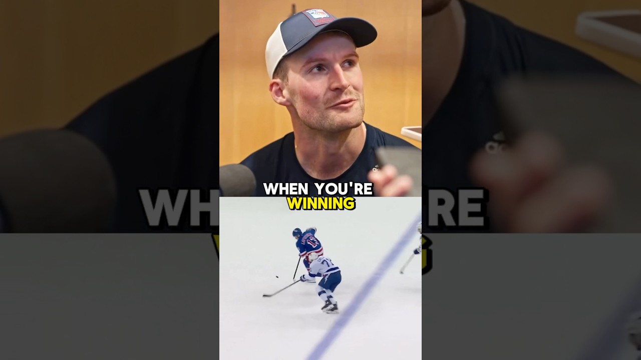 Alexis Lafreniere on the team having fun while playing well π #NYR #nyrangers #newyorkrangers