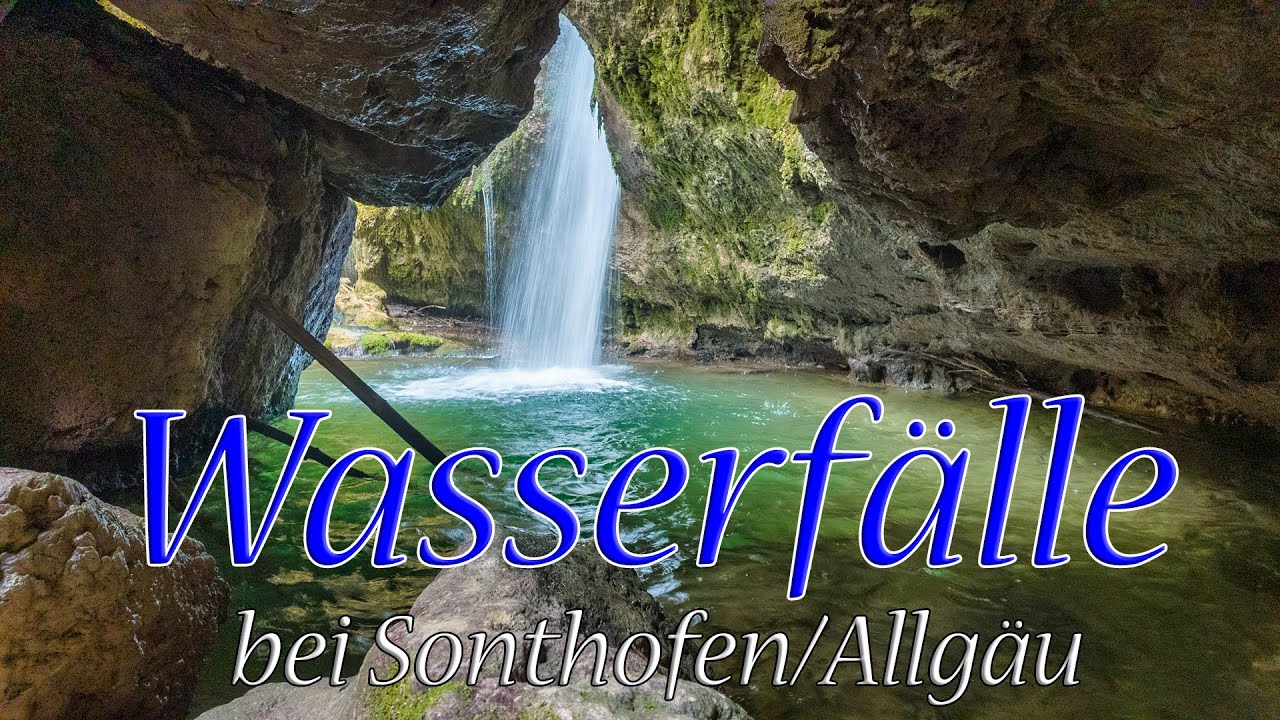 Romantische Wasserfälle bei Sonthofen und Hindelang-Romantic waterfalls near Sonthofen and Hindelang