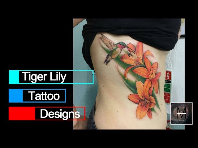 Tiger Lily Tattoo Designs