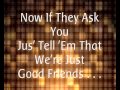 Michael Jackson Ft. Stevie Wonder - Just Good Friends. (Lyrics).