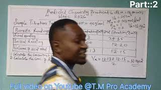Predicted Chemistry 2026 Practical (Volumetric Analysis) Part 2