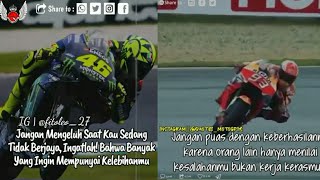KUMPULAN QUOTES MOTORGP|| VALENTINO ROSSI VS MARQUEZ