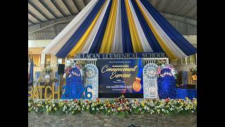 Senior High School 9th Commencement Exercises 💙💛