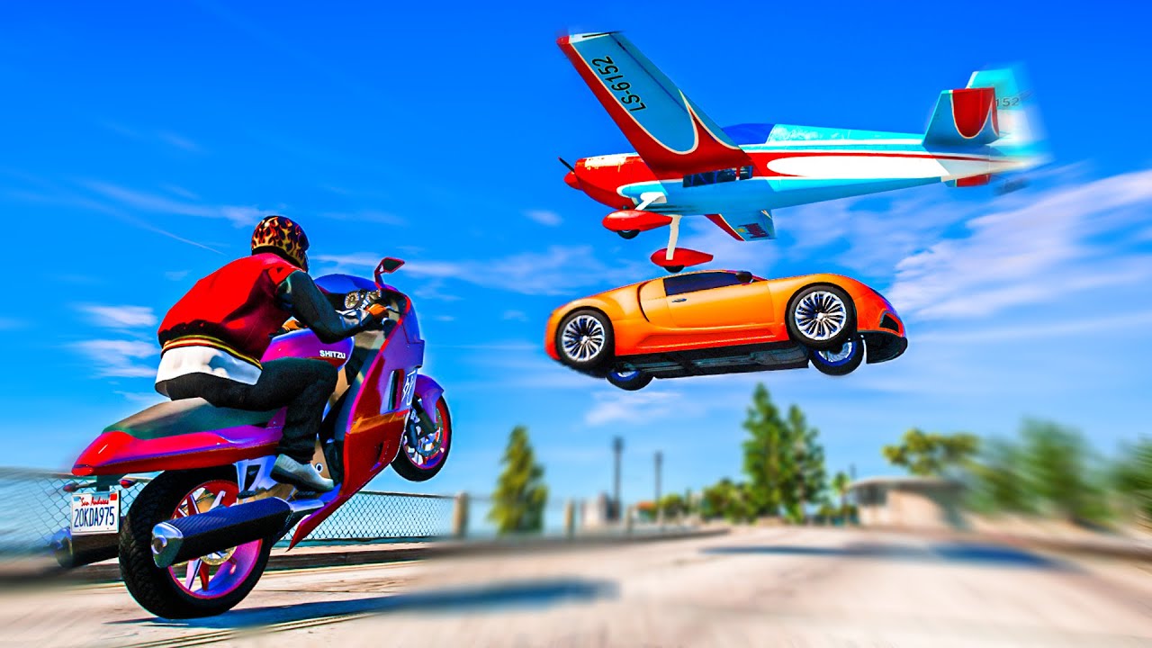 The CRAZIEST GTA 5 STUNT Challenge EVER! (Stunts & Fails) - YouTube