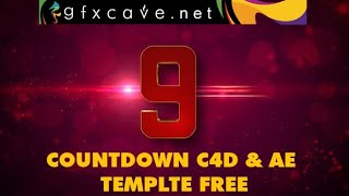 Countdown C4d and Ae Project Free download