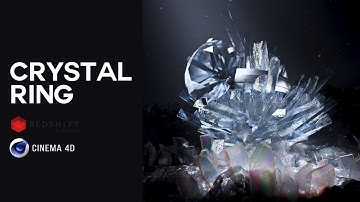 Crystal Ring - Cinema 4D & Redshift animation tutorial
