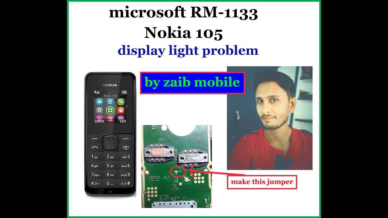 Nokia 105 Light Problem  Microsoft Rm