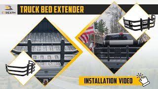 EZREXPM Truck Bed Extender Installation Video for F-150 & Tundra & Titan & RAM 1500