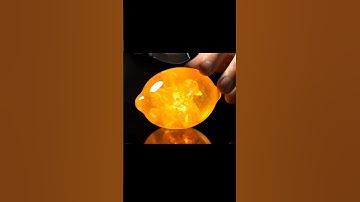 Cutting a lemon🍋🔥 | AI-Generated ASMR Satisfaction #jellycutting #fruitcutting