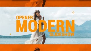 Modern Opener - Slideshow After Effects Templates