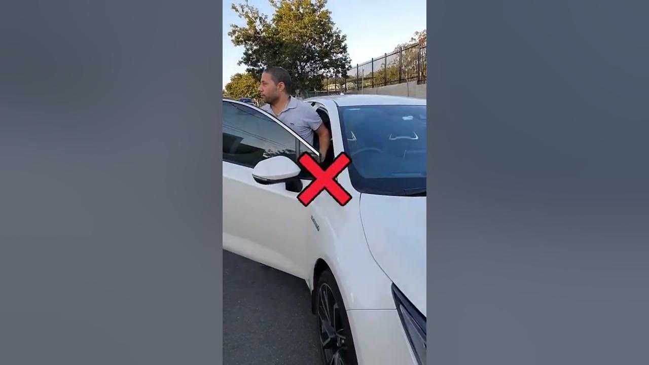 How to open car door safely! YouTube