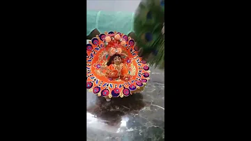 Laddu Gopal Maur Pankh Fan