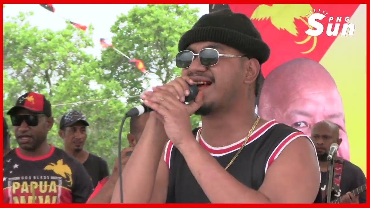 Live performance of the song 'Maria' by Ragga Siai during 2024 Independence Festival@pngsun8958