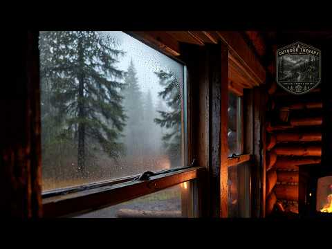Rain on the Tin Roof at the Forest Cabin | 10 HOURS