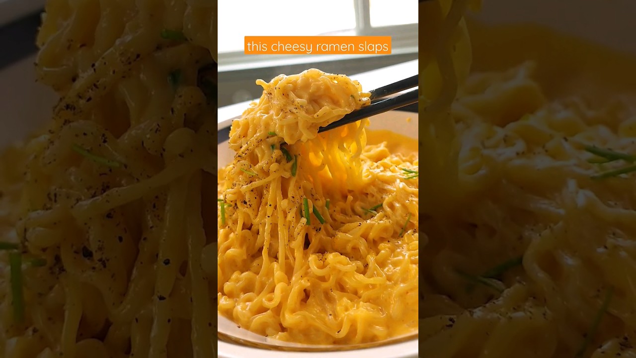 Cheesy Ramen on a budget will BLOW YOUR MIND! 🍜🧀 