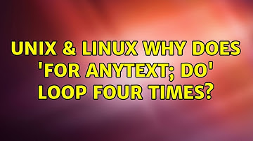 Unix & Linux: Why does 