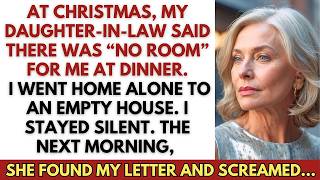 I spent Christmas alone after my daughter in law said there was no room for me at dinner