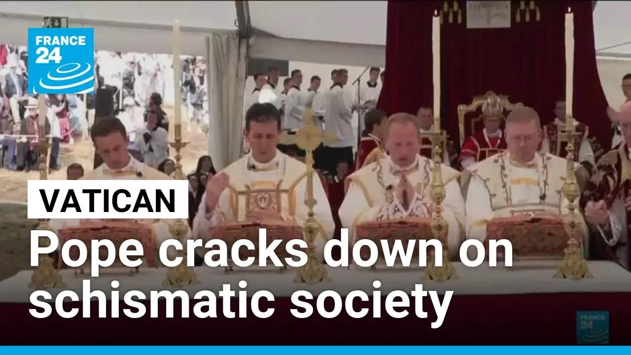 Schismatic Catholic society sees six bishops excommunicated by Pope • FRANCE 24 English