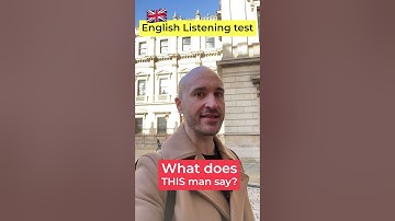 What is this REAL BRITISH man saying?