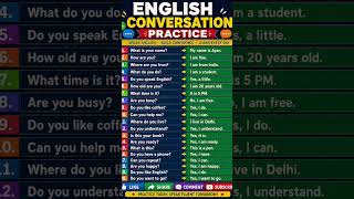 20 Daily English Conversation Questions & Answers | Speak English Confidently