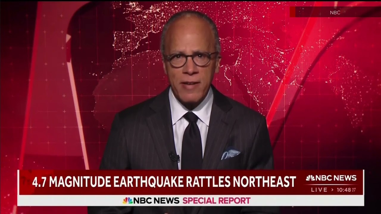 NBC News Special Report April 5, 2024 New Jersey earthquake