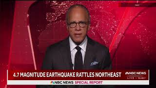 NBC News Special Report April 5, 2024 New Jersey earthquake